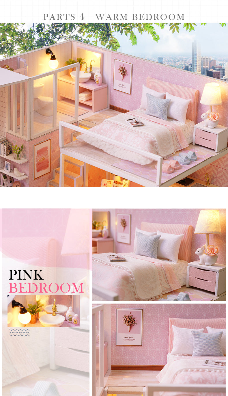CuteRoom Tranquil Life★Miniature Doll House Dollhouse★DIY Gift Wooden Handmade