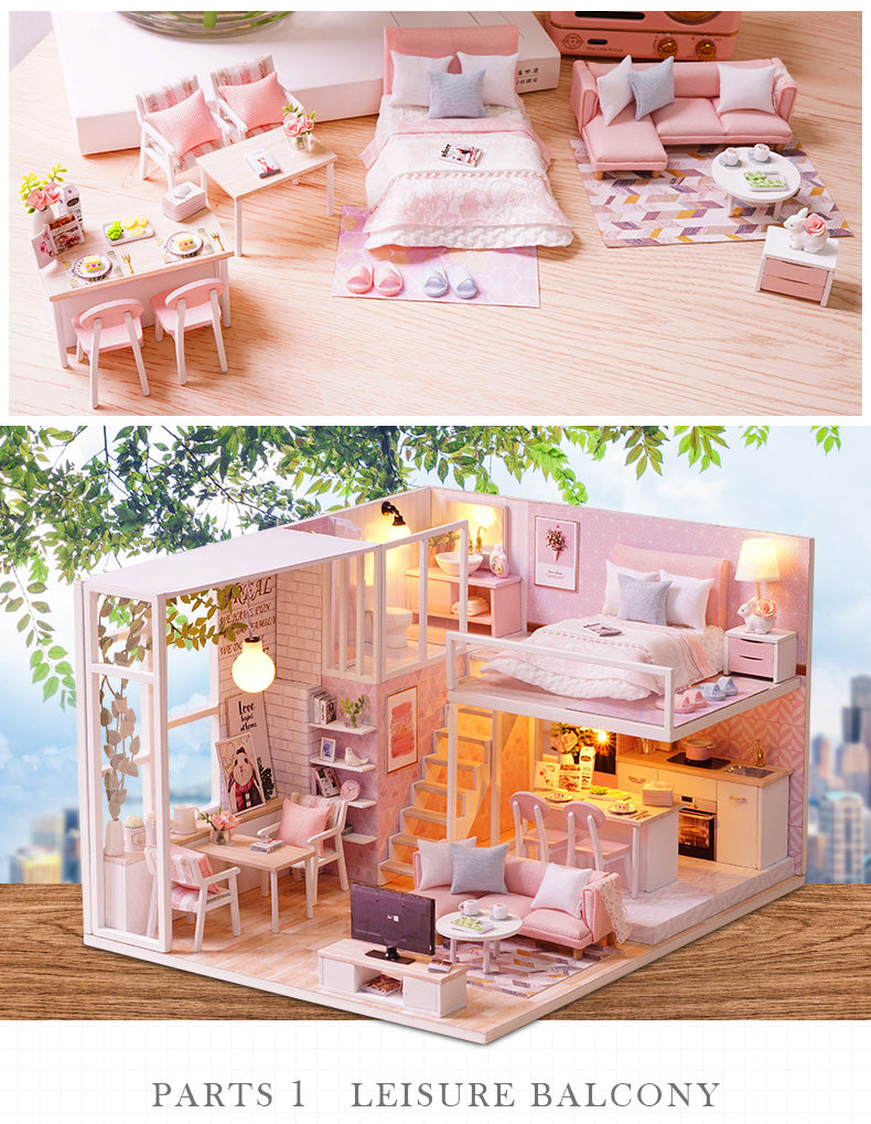 CuteRoom Tranquil Life★Miniature Doll House Dollhouse★DIY Gift Wooden Handmade