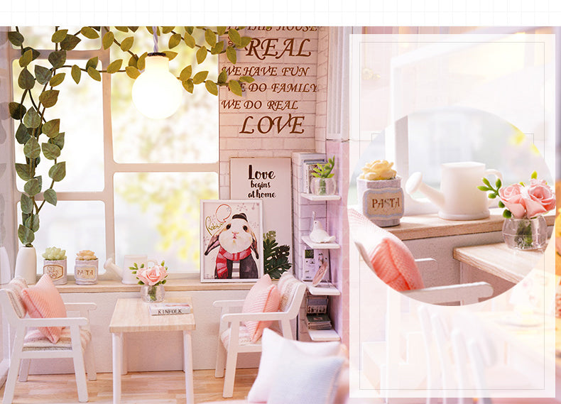 CuteRoom Tranquil Life★Miniature Doll House Dollhouse★DIY Gift Wooden Handmade