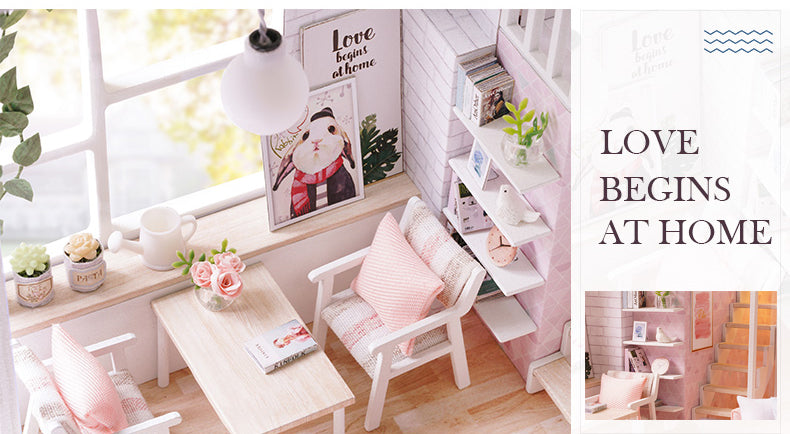 CuteRoom Tranquil Life★Miniature Doll House Dollhouse★DIY Gift Wooden Handmade
