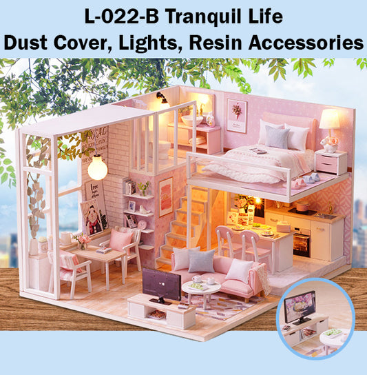CuteRoom Tranquil Life★Miniature Doll House Dollhouse★DIY Gift Wooden Handmade