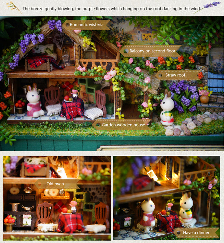 CuteRoom Countryside Notes★Miniature Doll House Dollhouse★DIY Gift Wooden 3D