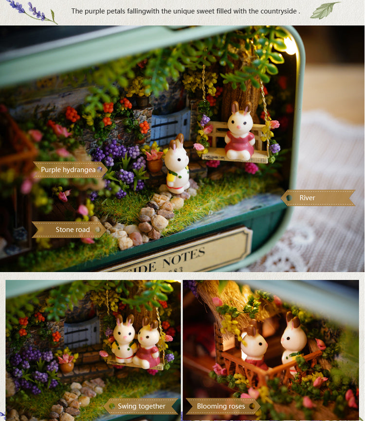 CuteRoom Countryside Notes★Miniature Doll House Dollhouse★DIY Gift Wooden 3D