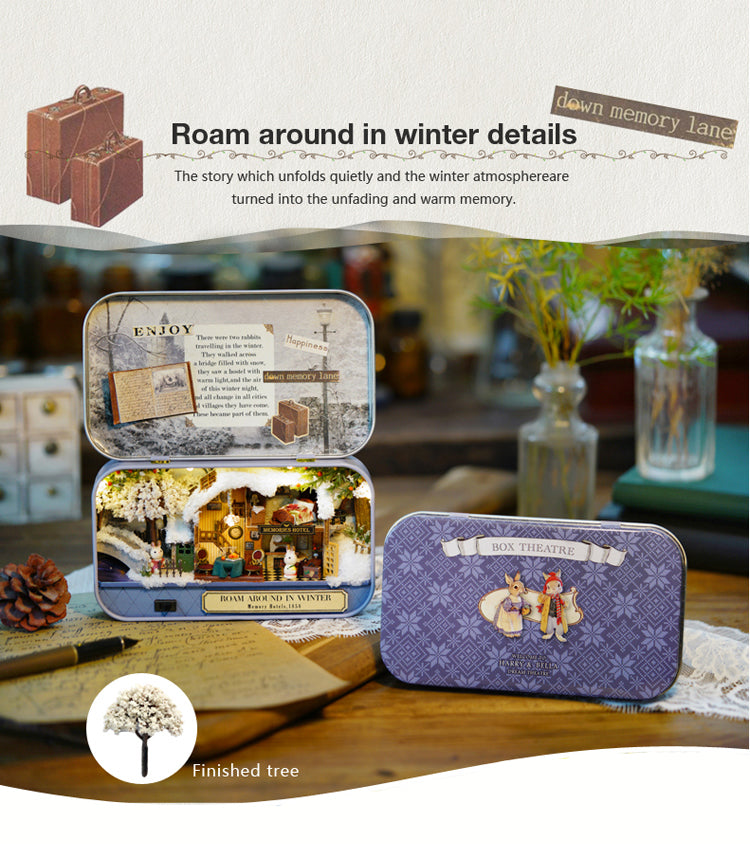 CuteRoom Roam Around in Winter★Miniature Doll House Dollhouse★DIY Gift Wooden 3D