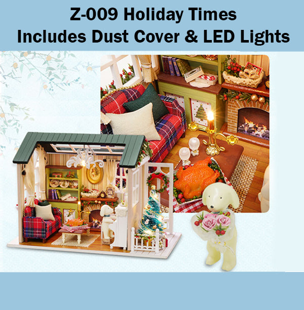 CuteRoom Holiday Times★Miniature Doll House Dollhouse★DIY Gift Wooden Handmade