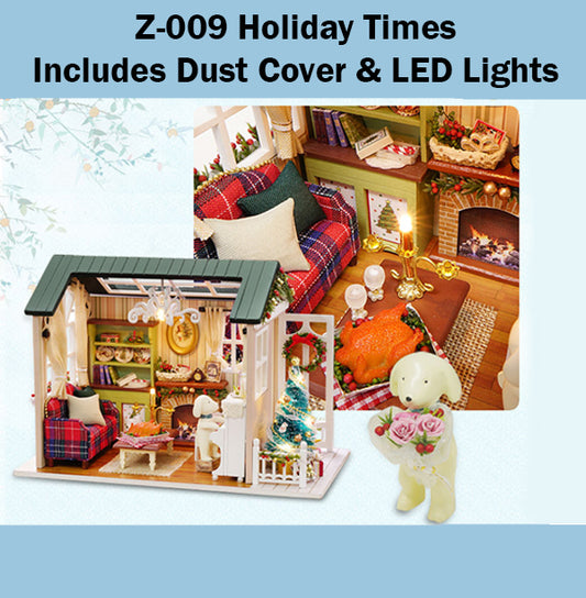 CuteRoom Holiday Times★Miniature Doll House Dollhouse★DIY Gift Wooden Handmade