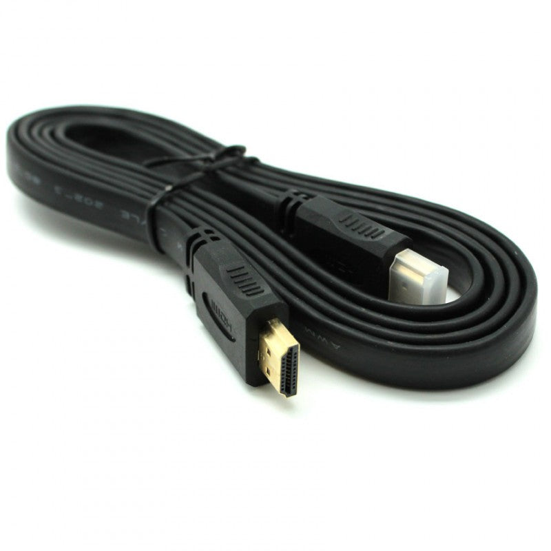 FLAT V1.4 HDMI Cable Wire 1.5M for Blue Ray DVD PS3 3D LED LCD HD TV Box HDTV