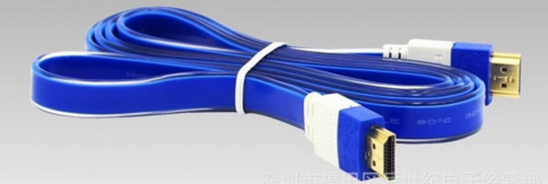 FLAT V1.4 HDMI Cable Wire 1.5M for Blue Ray DVD PS3 3D LED LCD HD TV Box HDTV