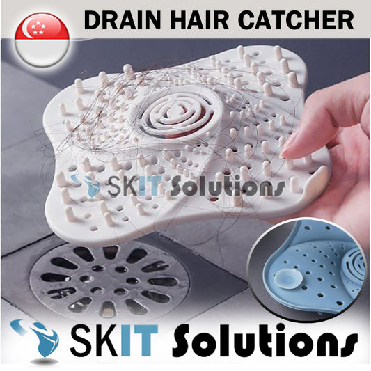 ★Drain Hair Catcher★Anti Clog Bathroom Shower Floor Sink Stopper Filter Cleaner Removal★SG Seller★