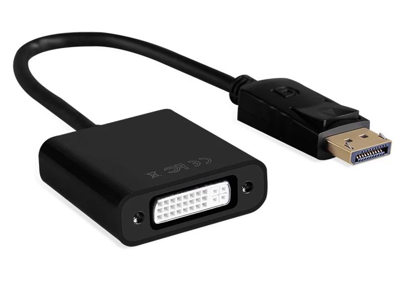 Displayport to DVI (24+5) Adapter Converter TV Projector PC Computer Laptop