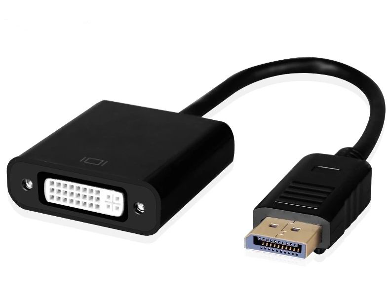 Displayport to DVI (24+5) Adapter Converter TV Projector PC Computer Laptop