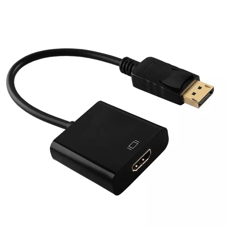 Displayport to HDMI Adapter Converter TV Projector Screening PC Computer Laptop