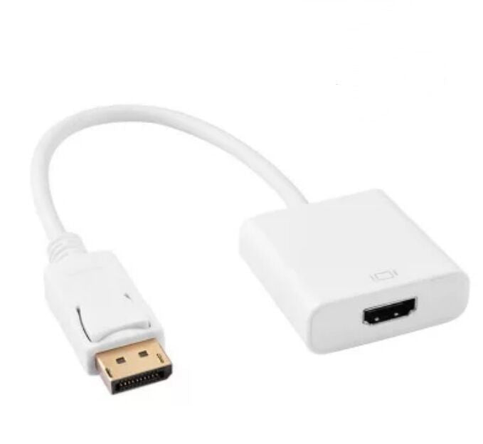 Displayport to HDMI Adapter Converter TV Projector Screening PC Computer Laptop