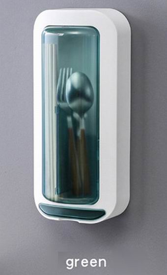 Rotating Kitchen Cutlery Organizer Chopsticks Box Holder Utensil Container Storage Drainer Stand