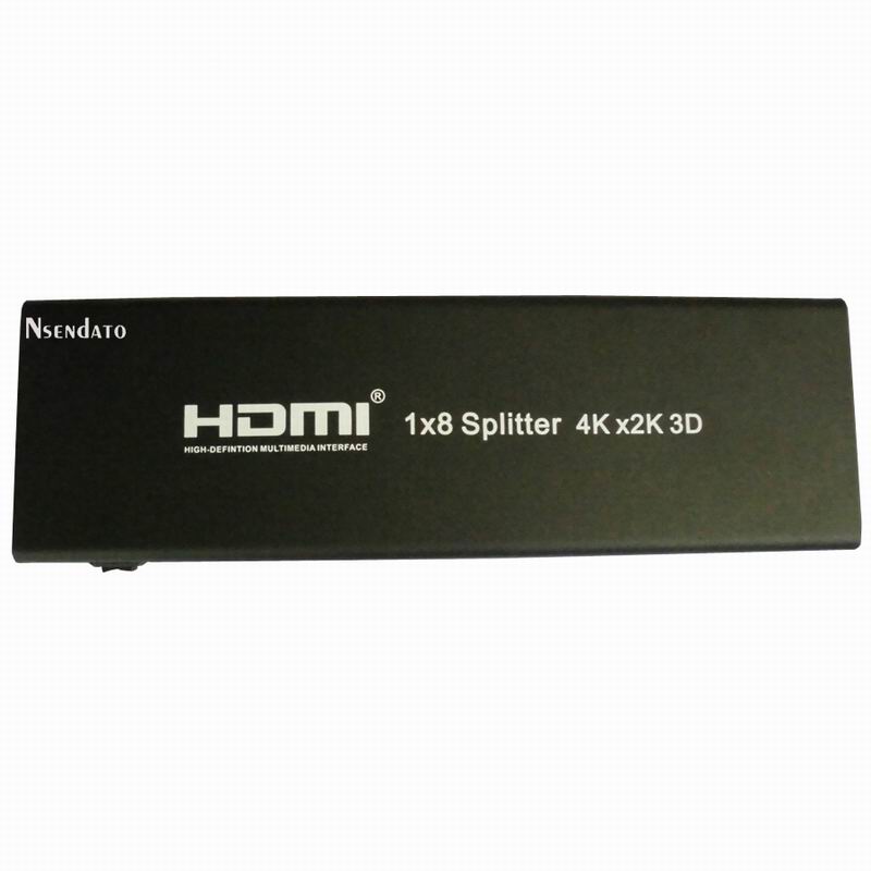 1x8 HDMI Splitter Support 4K x 2K 3D High Definition Laptop Computer Game Console