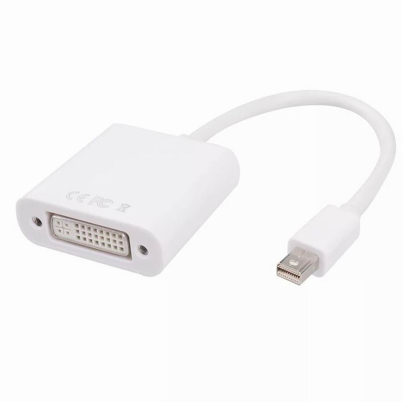 Mini Displayport to DVI Adapter Converter 1080P HD Video Apple Devices MacBook