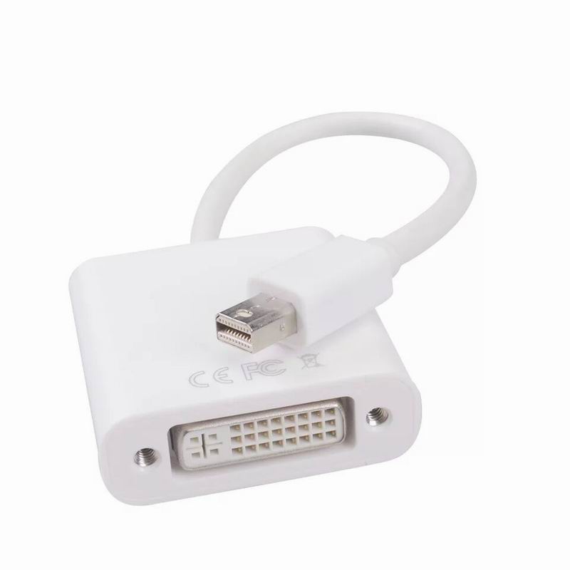 Mini Displayport to DVI Adapter Converter 1080P HD Video Apple Devices MacBook