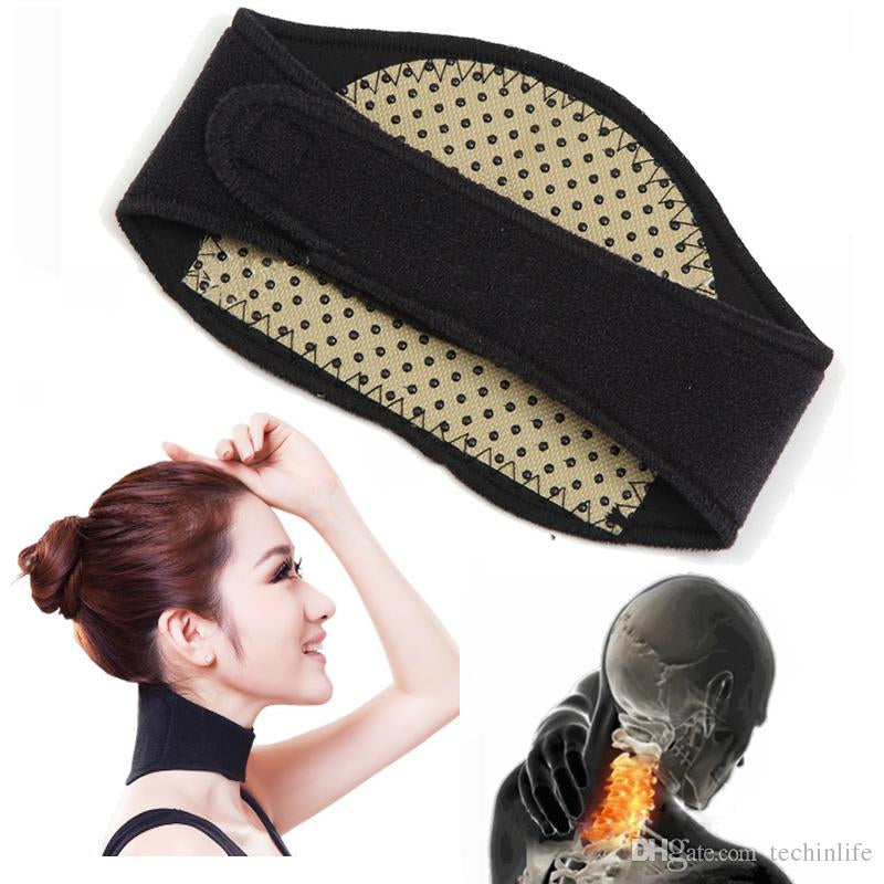 Tourmaline Self Heating Neck Guard Brace Pain Therapy Neck Massage Health Care
