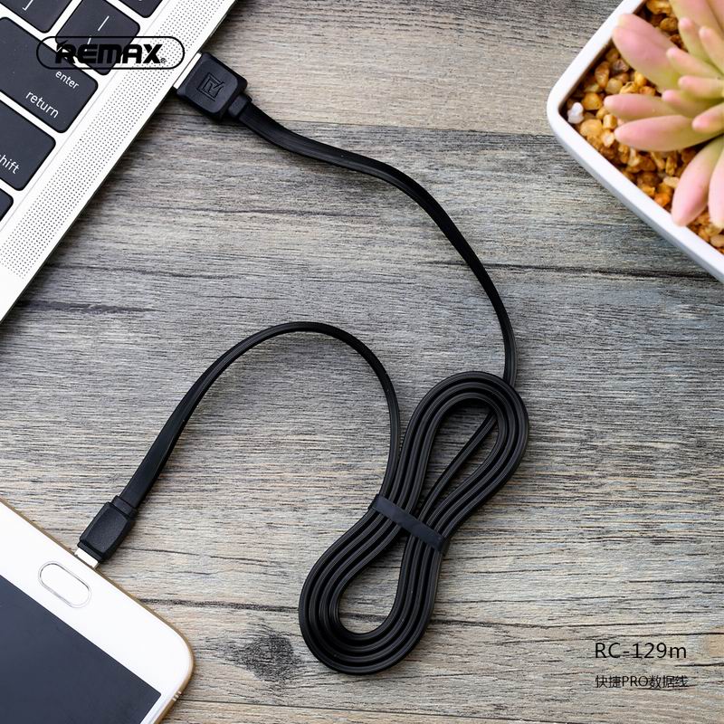 Remax Data Cable Fast Pro iPhone Lightning Samsung Android Micro USB Wire RC-129i RC-129m