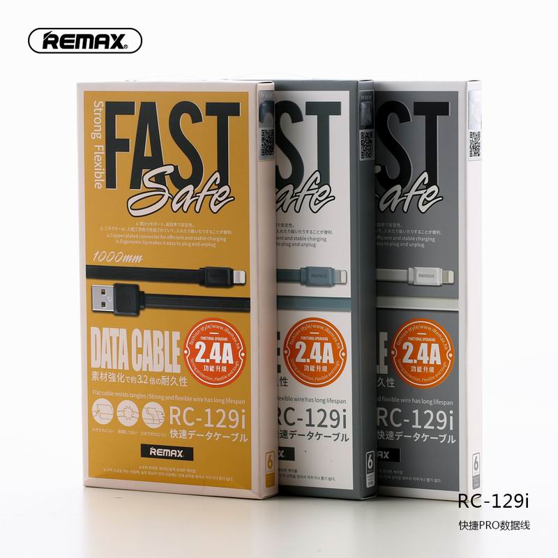 Remax Data Cable Fast Pro iPhone Lightning Samsung Android Micro USB Wire RC-129i RC-129m