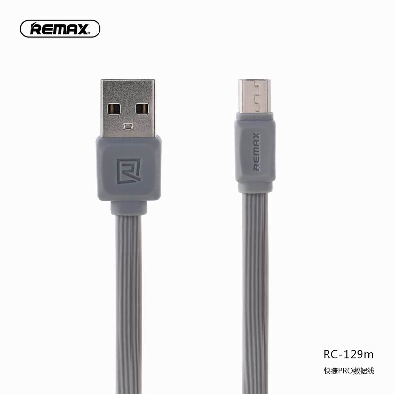 Remax Data Cable Fast Pro iPhone Lightning Samsung Android Micro USB Wire RC-129i RC-129m