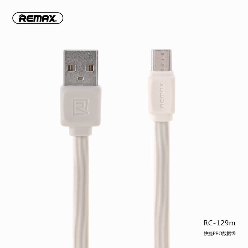 Remax Data Cable Fast Pro iPhone Lightning Samsung Android Micro USB Wire RC-129i RC-129m