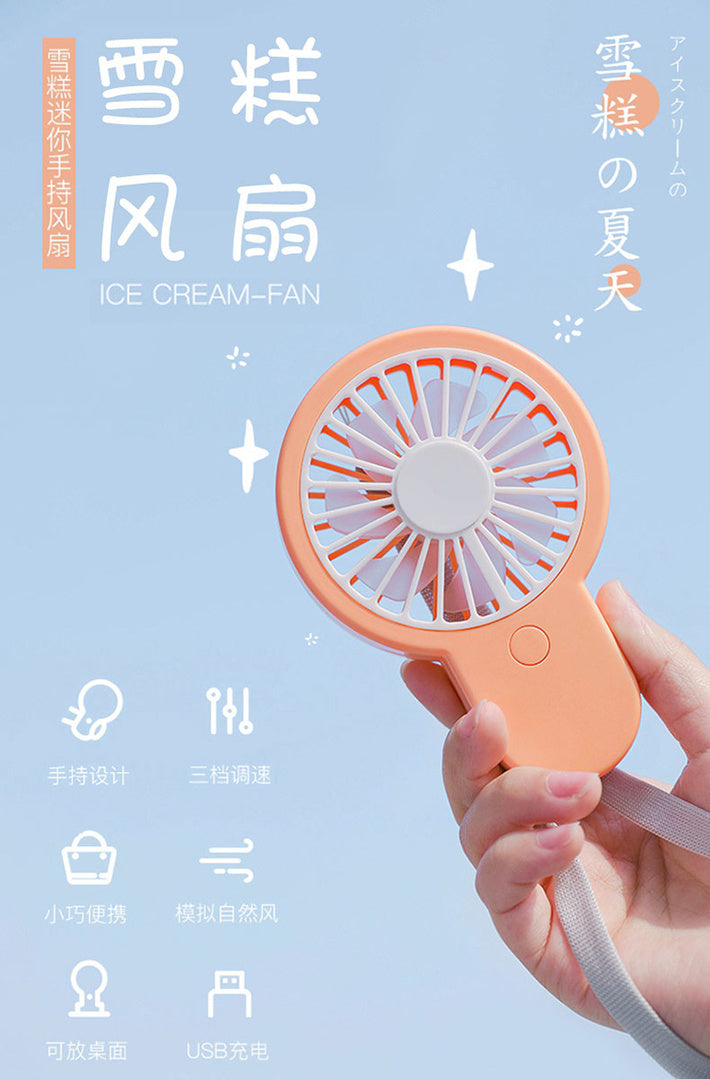 Remax Life Desktop Handheld Fan Portable Lightweight Light Travel RL-FN02 Sharkao Series
