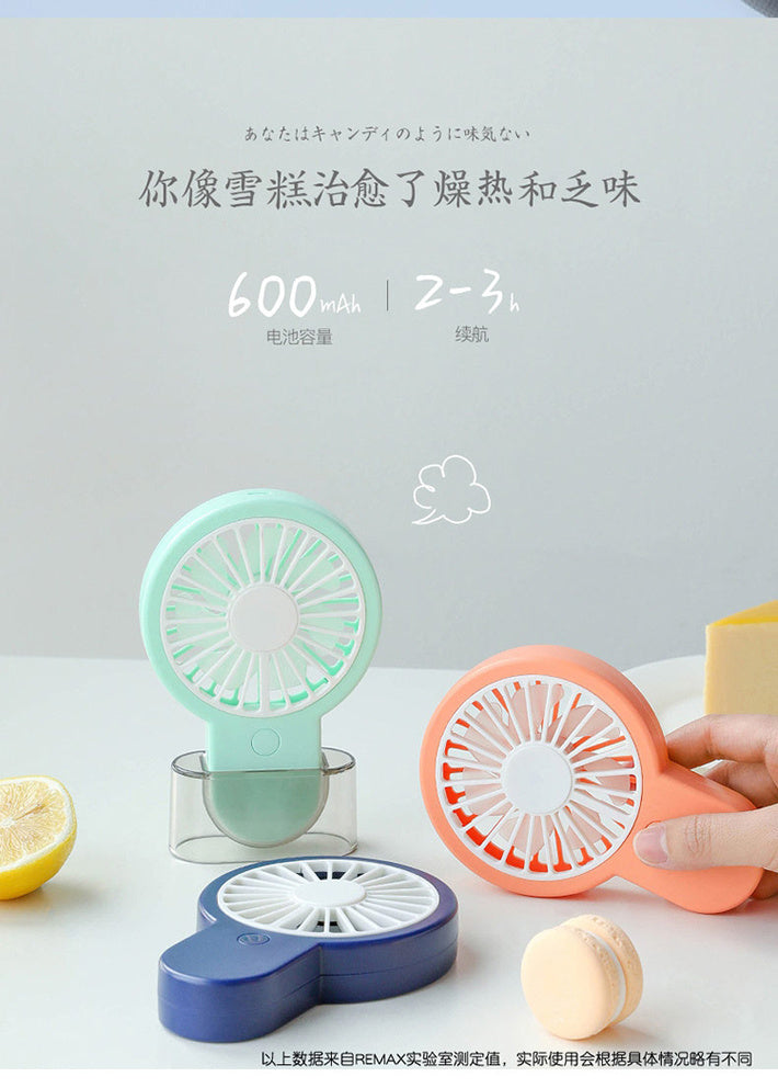 Remax Life Desktop Handheld Fan Portable Lightweight Light Travel RL-FN02 Sharkao Series