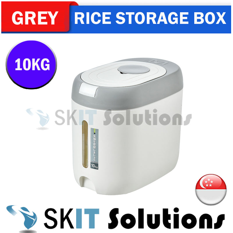 ★10KG Rice Storage Box Container★Kitchen Organiser Bucket Dry Food Goods Keeper Flour Beans Cereal★
