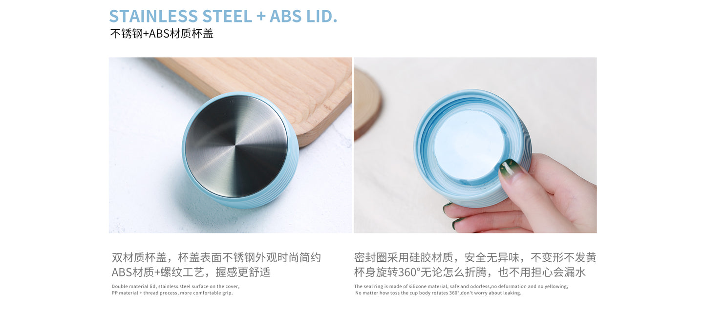 REMAX RT-CUP58 Hero Series Double-Layer Glass Cup 300ml with Heat Resistance