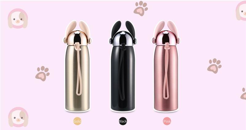 Remax RT-CUP62 Cool Dog Vacuum Cup Stainless Steel Tea Water Bottle Tumbler