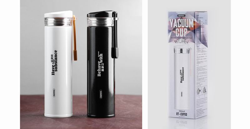 Remax RT-CUP63 Gredda Vacuum Cup Flask Stainless Steel Water Bottle Tumbler Tea