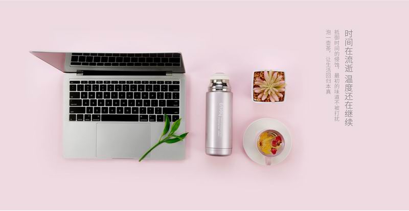 Remax RT-CUP65 Mordern Vacuum Flask Stainless Steel Water Bottle Tumbler Tea