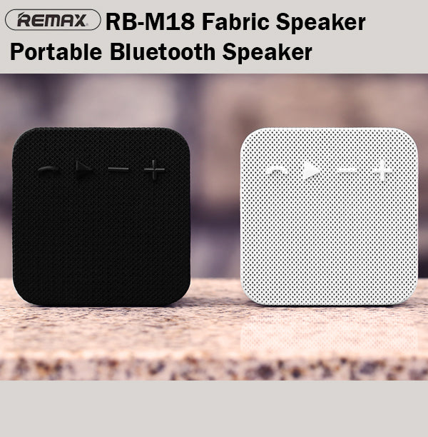 Remax RB-M18 Fabric Portable Bluetooth Speaker Wireless Outdoor Music Amplifier