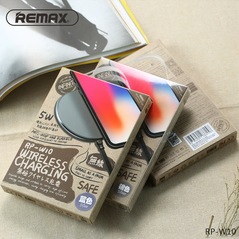 Remax RP-W10 Infinite Wireless Charging Charger Anti-Drop Durable Portable Light
