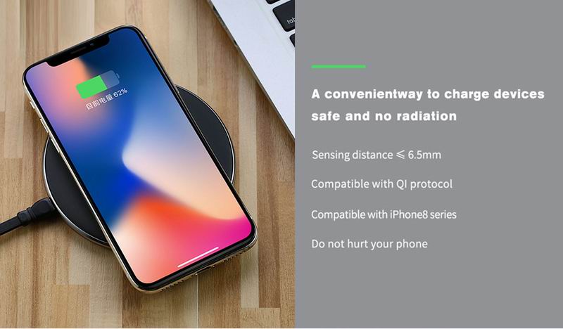 Remax RP-W10 Infinite Wireless Charging Charger Anti-Drop Durable Portable Light