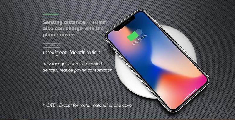 Remax RP-W3 Flying Saucer Wireless Charger Charging Phone iPhone Samsung Android