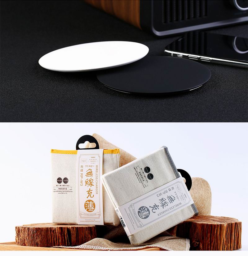 Remax RP-W3 Flying Saucer Wireless Charger Charging Phone iPhone Samsung Android