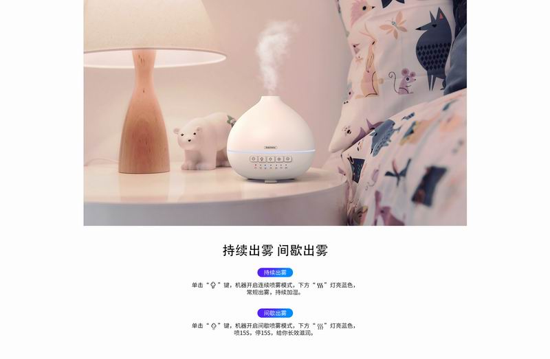 Remax RT-A810 Chan Aroma Diffuser Aromatherapy Fragrance Ambient Night Light