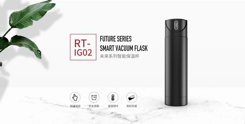 Remax RT-IG02 Future Smart Vacuum Flask Water Bottle Tumbler Hot Cold Thermal