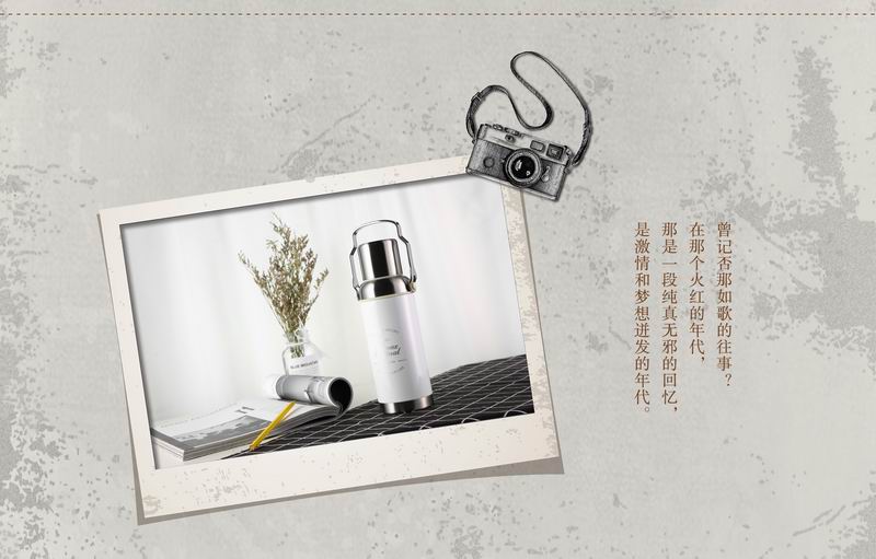 Remax RT-CUP60 Retro Mini Vacuum Flask Stainless Steel Water Bottle Tumbler Tea