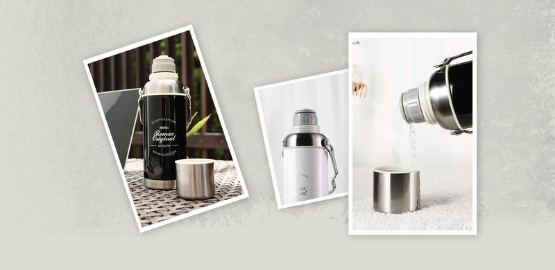 Remax RT-CUP60 Retro Mini Vacuum Flask Stainless Steel Water Bottle Tumbler Tea