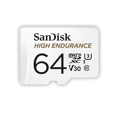 SanDisk High Endurance Memory Card 32GB 64GB 128GB 256GB Dash Cam Car Camera CCTV Video MicroSD 4K
