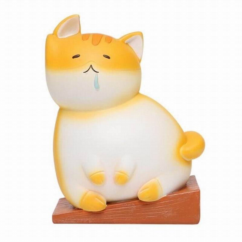 Cute Cartoon Big Cat Door Stopper Safety Bookend Prevent Sliding Non-Scratch Wedge Floor Home Office