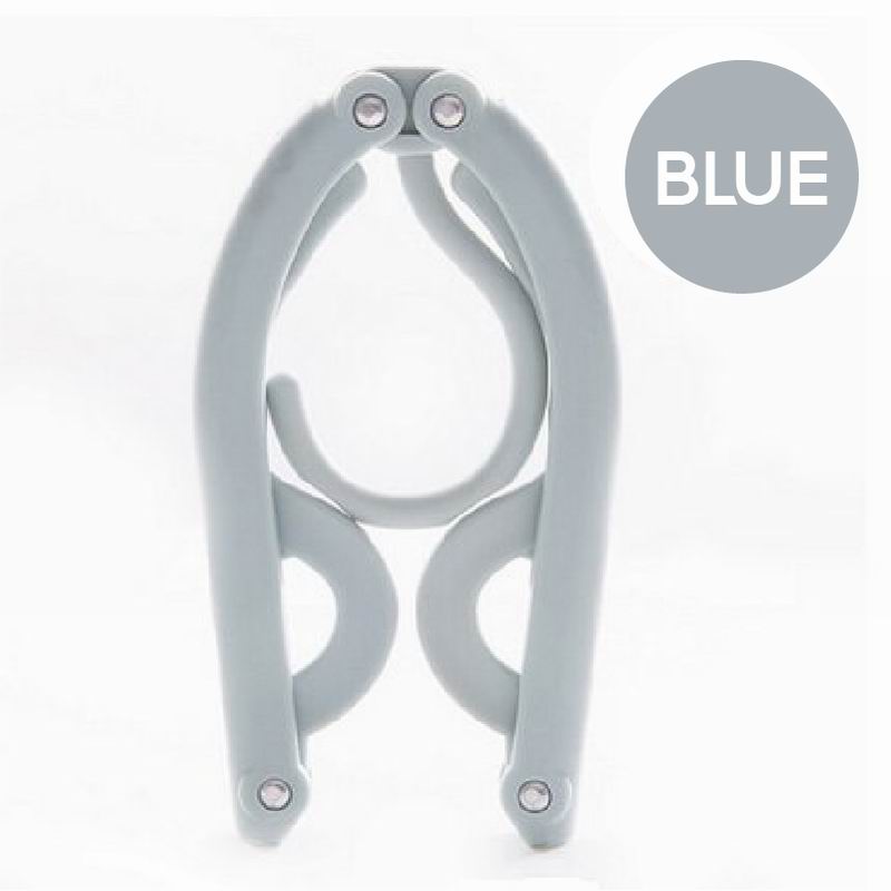 Foldable Travel Hanger Bundle Of 10 Non-slip Portable Clothes Towel Multifunction Closet Organizer
