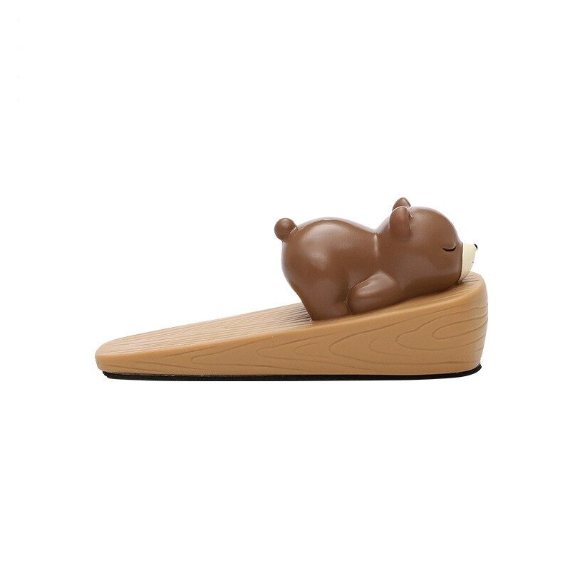 Cute Animal Shaped Door Stopper Anti-pinch Hand Safety Doorstop Heavy Duty Cartoon PVC Blocker