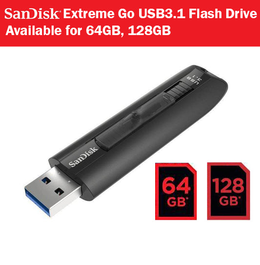 SanDisk Extreme Go USB 3.1 64GB 128GB Flash Drive Thumb Pen Memory Card Stick