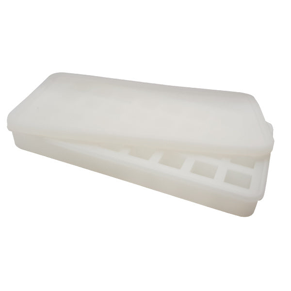 Silicone Ice Mould Tray with Lid 32 Compartments Easy Twist Dishwasher Safe