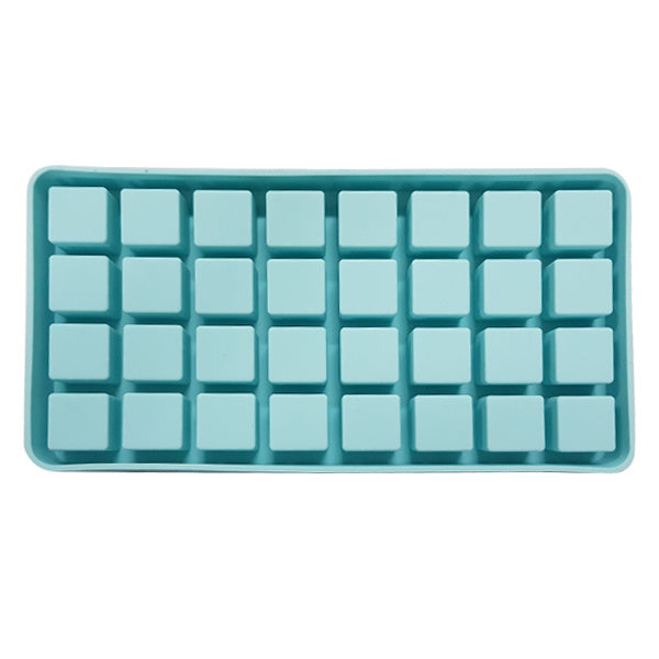 Silicone Ice Mould Tray with Lid 32 Compartments Easy Twist Dishwasher Safe