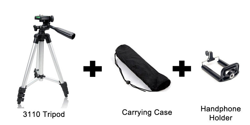 Light Weight Handphone Phone Digital Camera iPhone Tripod 3110 with Free Bracket